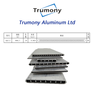 extruded air to water system aluminium alloy tube multi channel channel pipe