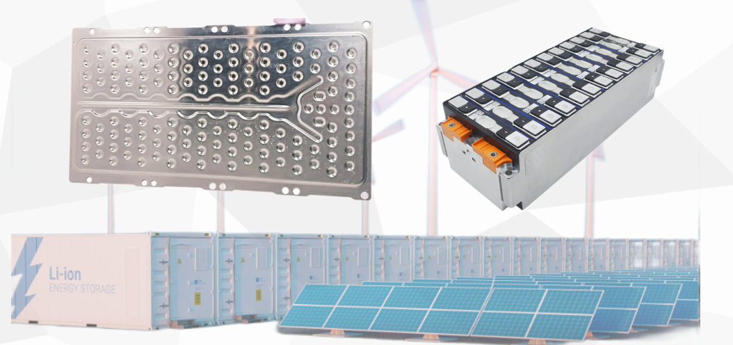 energy storage system cooling plate