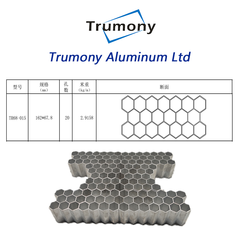 3003 heat transfer Aluminium Alloy multi channel MPE tube