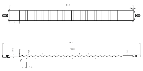 Straight Aluminum tube