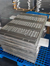 Precision Stamped & Brazed Aluminum Liquid Cold Plate for ESS Battery Pack Thermal Management