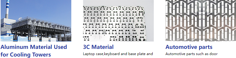 aluminum material for cooling towers