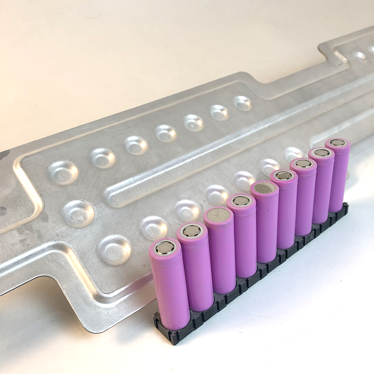 Prismatic Battery Cooling Solution Aluminum Stamping Liquid Cooling Cold Plate for Liquid Cooled Battery Pack