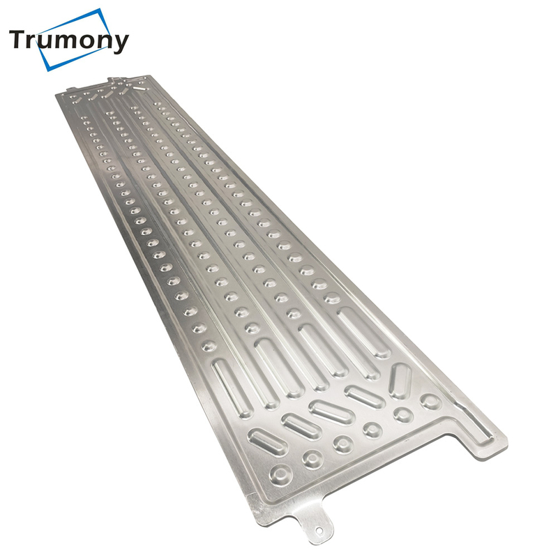 Aluminum Mini-channel Cold Plate for Water Cooled Large Sized Prismatic ...